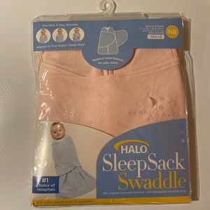 Halo SleepSack Swaddle pink for newborn